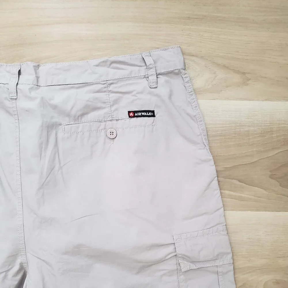 Airwalk Men's Cargo Shorts Khaki Tan Brown Size 38